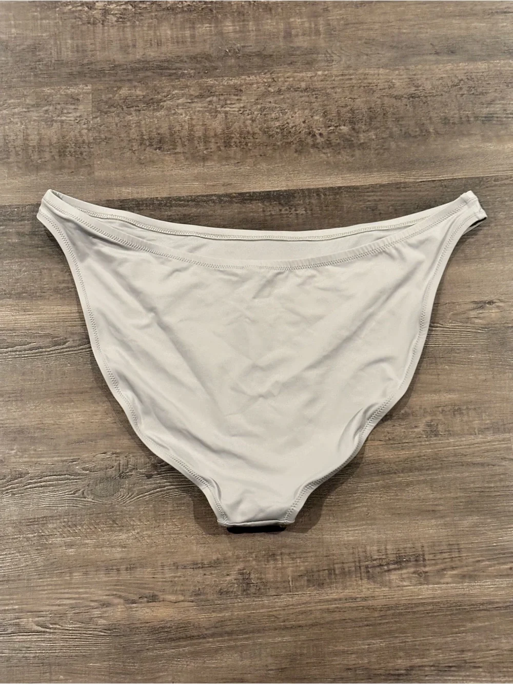 SKIMS Gray Low-Rise Swim Bikini Bottom